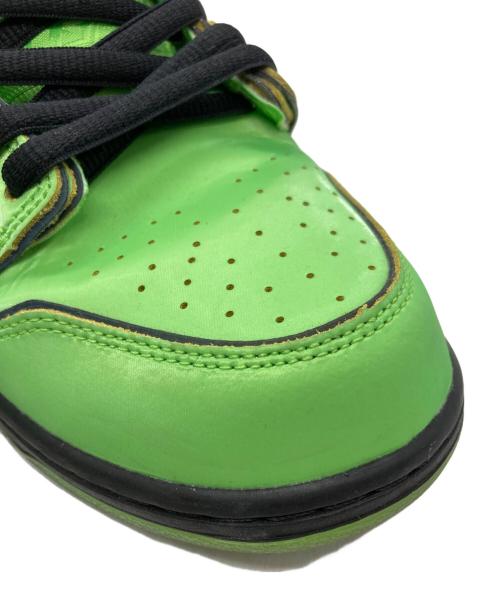 NIKE（ナイキ）NIKE (ナイキ) THE POWERPUFF GIRLS (パワーパフガールズ) SB DUNK LOW PRO QS BUTTERCUP グリーン サイズ:US9の古着・服飾アイテム