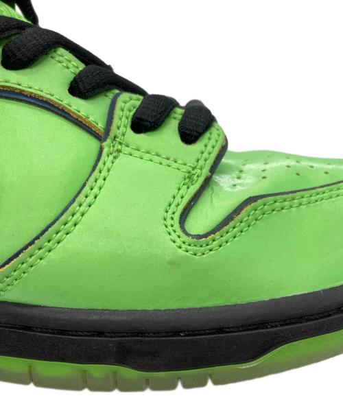 NIKE（ナイキ）NIKE (ナイキ) THE POWERPUFF GIRLS (パワーパフガールズ) SB DUNK LOW PRO QS BUTTERCUP グリーン サイズ:US9の古着・服飾アイテム