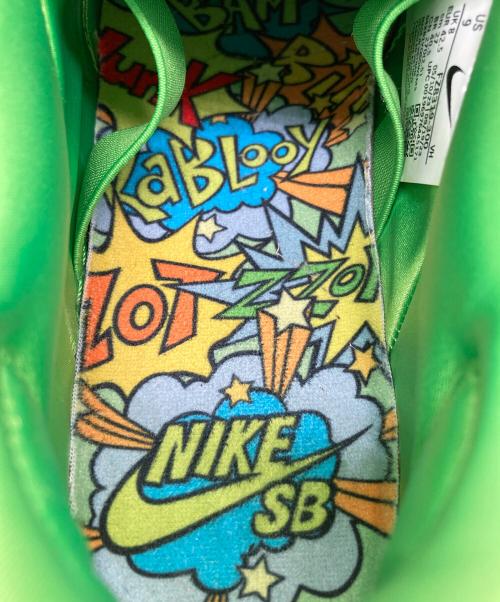 NIKE（ナイキ）NIKE (ナイキ) THE POWERPUFF GIRLS (パワーパフガールズ) SB DUNK LOW PRO QS BUTTERCUP グリーン サイズ:US9の古着・服飾アイテム