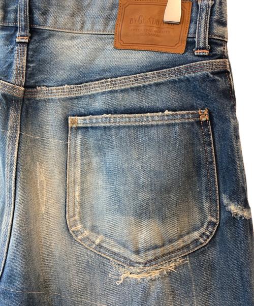 BY GLADHAND（バイグラッドハンド）BY GLADHAND (バイグラッドハンド) GLADDEN-DENIM TYPE-1 ブルー サイズ:32の古着・服飾アイテム