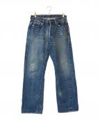 FULLCOUNT×GLAD HANDフルカウント×グラッドハンド）の古着「0105 LOOSE STRAIGHT ジーンズ」｜インディゴ