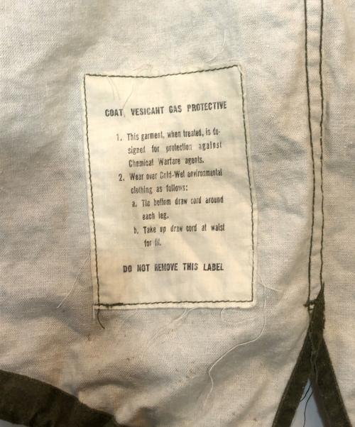 US ARMY（ユーエスアーミー）US ARMY (ユーエスアーミー) GAS PROTECTIVE COAT カーキ サイズ:MEDIUMの古着・服飾アイテム