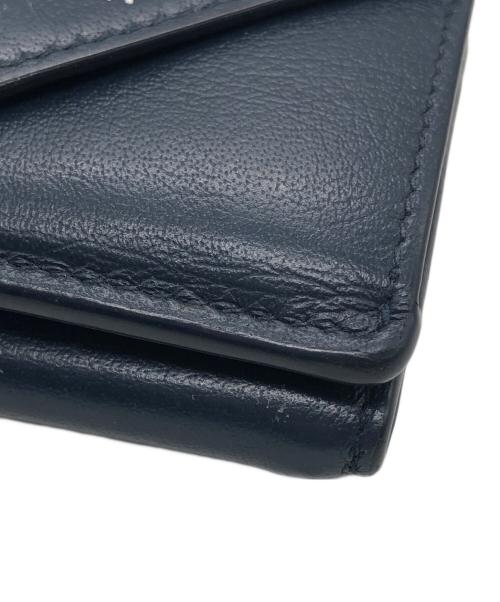 BALENCIAGA（バレンシアガ）BALENCIAGA (バレンシアガ) ペーパー ミニ ウォレット（PAPIER MINI WALLET） ネイビー サイズ:下記参照の古着・服飾アイテム