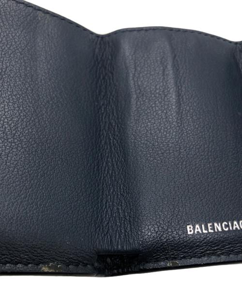 BALENCIAGA（バレンシアガ）BALENCIAGA (バレンシアガ) ペーパー ミニ ウォレット（PAPIER MINI WALLET） ネイビー サイズ:下記参照の古着・服飾アイテム