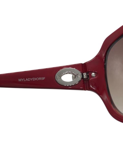Christian Dior（クリスチャン ディオール）Christian Dior (クリスチャン ディオール) MYLADYDIOR5F サングラス ブラウン×レッド サイズ:61□15 130の古着・服飾アイテム
