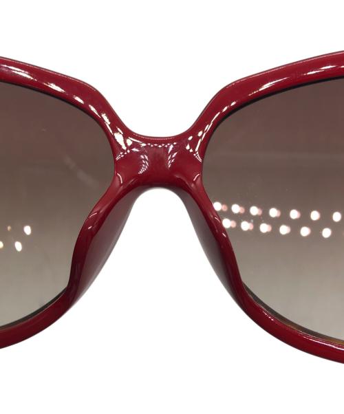 Christian Dior（クリスチャン ディオール）Christian Dior (クリスチャン ディオール) MYLADYDIOR5F サングラス ブラウン×レッド サイズ:61□15 130の古着・服飾アイテム