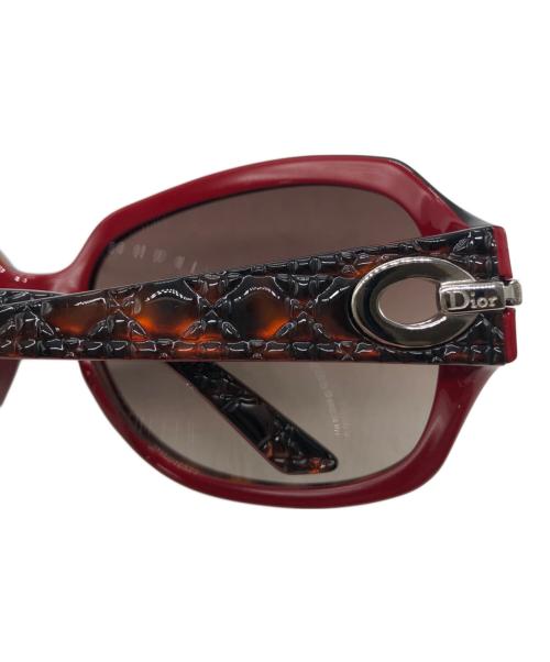 Christian Dior（クリスチャン ディオール）Christian Dior (クリスチャン ディオール) MYLADYDIOR5F サングラス ブラウン×レッド サイズ:61□15 130の古着・服飾アイテム