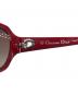 中古・古着 Christian Dior (クリスチャン ディオール) MYLADYDIOR5F サングラス ブラウン×レッド サイズ:61□15 130：10000円