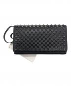 Christian Louboutinクリスチャン・ルブタン）の古着「W MACARON WALLET」｜ブラック