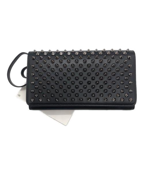 Christian Louboutin（クリスチャン・ルブタン）Christian Louboutin (クリスチャン・ルブタン) W MACARON WALLET ブラック サイズ:下記参照 未使用品の古着・服飾アイテム