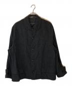 COMME des GARCONS HOMME PLUSコムデギャルソンオムプリュス）の古着「裁ち切り カー コート」｜グレー
