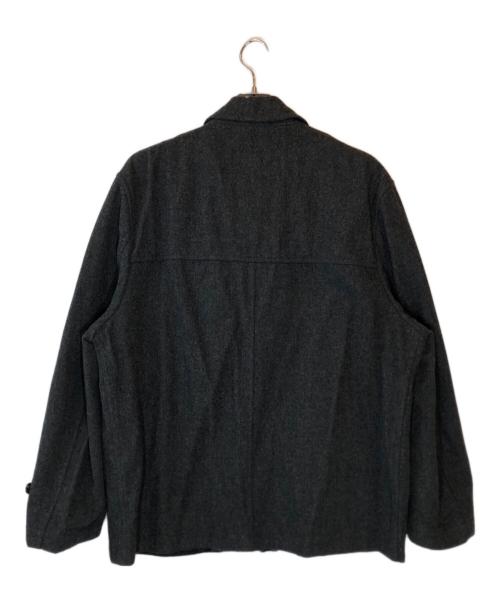 COMME des GARCONS HOMME PLUS（コムデギャルソンオムプリュス）COMME des GARCONS HOMME PLUS (コムデギャルソンオムプリュス) 裁ち切り カー コート グレー サイズ:Mの古着・服飾アイテム