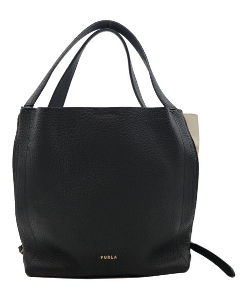 FURLA（フルラ）FURLA (フルラ) グレースホーボーショルダーバッグ ブラックの古着・服飾アイテム