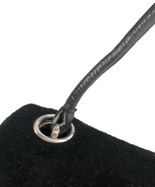 CELINE（セリーヌ）CELINE (セリーヌ) オールソフト スウェード切替ワンショルダーバッグ ブラックの古着・服飾アイテム