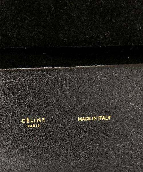 CELINE（セリーヌ）CELINE (セリーヌ) オールソフト スウェード切替ワンショルダーバッグ ブラックの古着・服飾アイテム