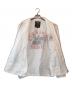 中古・古着 Hysteric Glamour (ヒステリックグラマー) SUPER HYS LEAGUE ジップアップブルゾン ホワイト サイズ:X-Large：22000円
