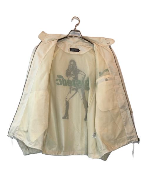 Hysteric Glamour（ヒステリックグラマー）Hysteric Glamour (ヒステリックグラマー) REVERB WOMAN スタンドカラージャケット アイボリー サイズ:XLの古着・服飾アイテム