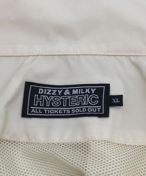 Hysteric Glamour（ヒステリックグラマー）Hysteric Glamour (ヒステリックグラマー) REVERB WOMAN スタンドカラージャケット アイボリー サイズ:XLの古着・服飾アイテム