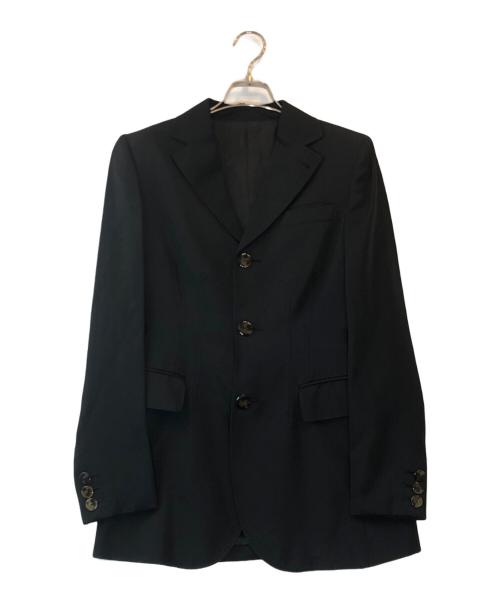 Jean Paul Gaultier FEMME（ジャンポールゴルチエ フェム）Jean Paul Gaultier FEMME (ジャンポールゴルチエ フェム) シルク混3Bセットアップ ブラック サイズ:40の古着・服飾アイテム