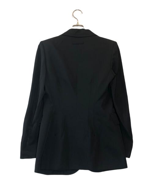 Jean Paul Gaultier FEMME（ジャンポールゴルチエ フェム）Jean Paul Gaultier FEMME (ジャンポールゴルチエ フェム) シルク混3Bセットアップ ブラック サイズ:40の古着・服飾アイテム