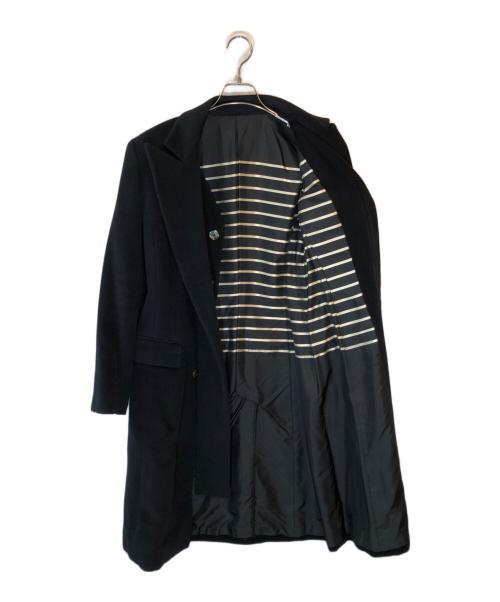 Jean Paul Gaultier FEMME（ジャンポールゴルチエ フェム）Jean Paul Gaultier FEMME (ジャンポールゴルチエ フェム) アンゴララムウールボウタイコート ブラック サイズ:size 40の古着・服飾アイテム