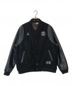 JORDAN×Paris Saint-Germainジョーダン×パリサンジェルマン）の古着「Varsity Jacket」｜ブラック