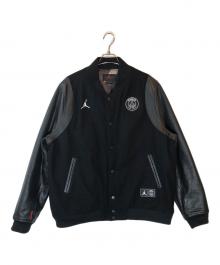 JORDAN×Paris Saint-Germain（ジョーダン×パリサンジェルマン）の古着「Varsity Jacket」｜ブラック