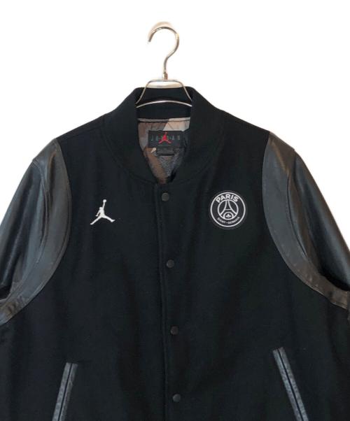 JORDAN（ジョーダン）JORDAN (ジョーダン) Paris Saint-Germain (パリサンジェルマン) Varsity Jacket ブラック サイズ:XLの古着・服飾アイテム