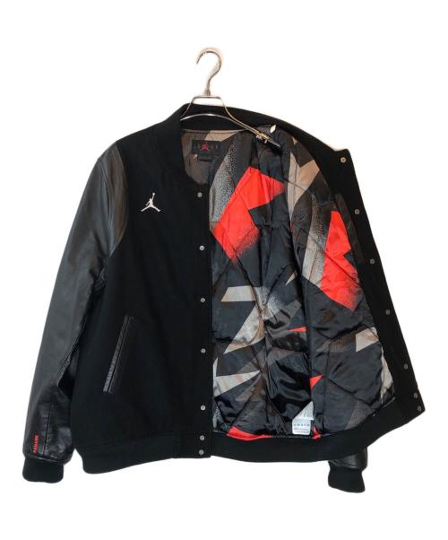 JORDAN（ジョーダン）JORDAN (ジョーダン) Paris Saint-Germain (パリサンジェルマン) Varsity Jacket ブラック サイズ:XLの古着・服飾アイテム