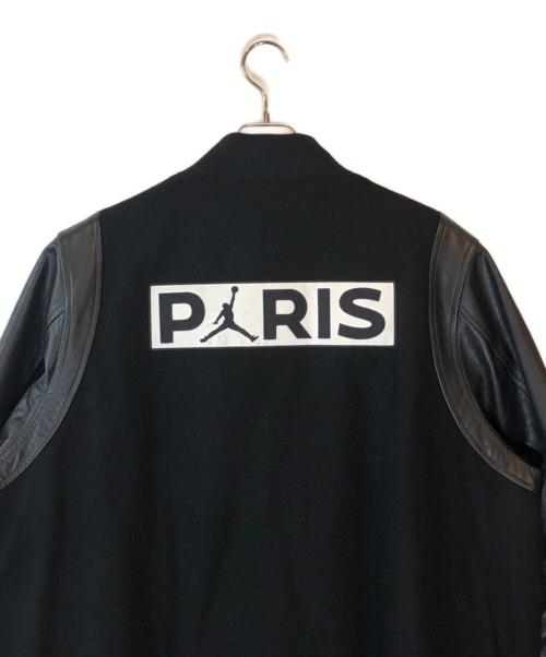 JORDAN（ジョーダン）JORDAN (ジョーダン) Paris Saint-Germain (パリサンジェルマン) Varsity Jacket ブラック サイズ:XLの古着・服飾アイテム
