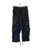 entire studiosエンタイアスタジオ）の古着「FREIGHT CARGO PANTS」｜ブラック