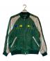 roarguns（ロアーガンズ）の古着「ROSE EMB SATIN JKT」｜グリーン