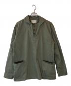 FULLCOUNTフルカウント）の古着「HERRINGBONE USN PULLOVER JACKET」｜オリーブ