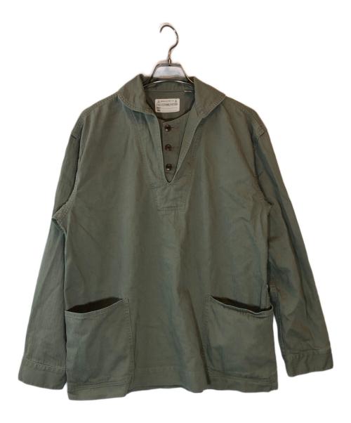FULLCOUNT（フルカウント）FULLCOUNT (フルカウント) HERRINGBONE USN PULLOVER JACKET オリーブ サイズ:SIZE 40の古着・服飾アイテム