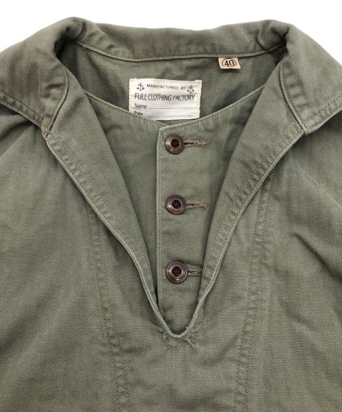 FULLCOUNT（フルカウント）FULLCOUNT (フルカウント) HERRINGBONE USN PULLOVER JACKET オリーブ サイズ:SIZE 40の古着・服飾アイテム
