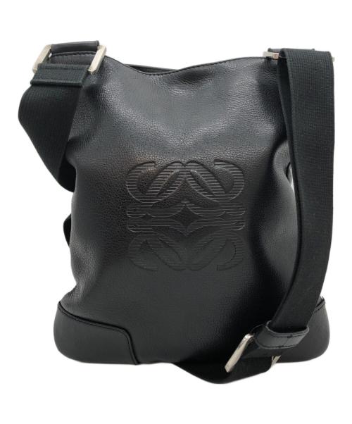 LOEWE（ロエベ）LOEWE (ロエベ) アナグラムショルダーバッグ ブラックの古着・服飾アイテム