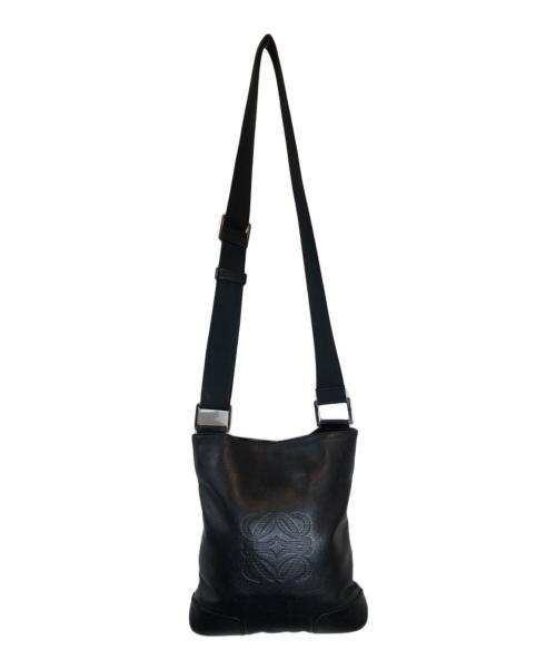LOEWE（ロエベ）LOEWE (ロエベ) アナグラムショルダーバッグ ブラックの古着・服飾アイテム