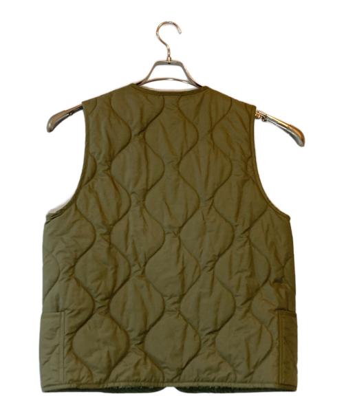RockyMountainFeatherBed（ロッキーマウンテンフェザーベッド）RockyMountainFeatherBed (ロッキーマウンテンフェザーベッド) ダウンベスト オリーブ サイズ:Mの古着・服飾アイテム