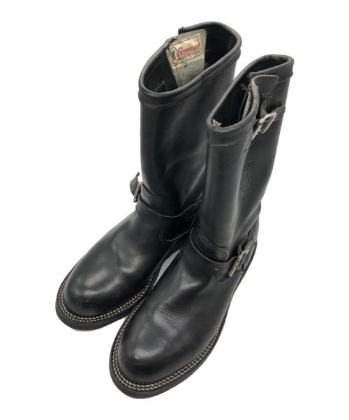 CHIPPEWA（チペワ）CHIPPEWA (チペワ) エンジニアブーツ ブラック サイズ:8Dの古着・服飾アイテム