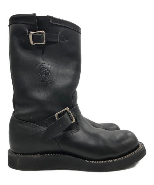 CHIPPEWA（チペワ）CHIPPEWA (チペワ) エンジニアブーツ ブラック サイズ:8Dの古着・服飾アイテム