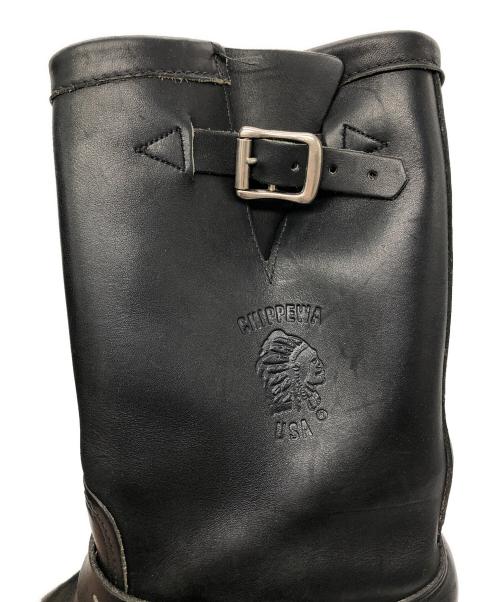 CHIPPEWA（チペワ）CHIPPEWA (チペワ) エンジニアブーツ ブラック サイズ:8Dの古着・服飾アイテム