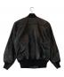 nanamica (ナナミカ) Golden Bear (ゴールデンベア) LEATHER VARSITY JACKET ブラック サイズ:XS 未使用品：100000円