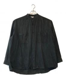 cornier（コルニエ）の古着「シルクシャツ」｜ブラック