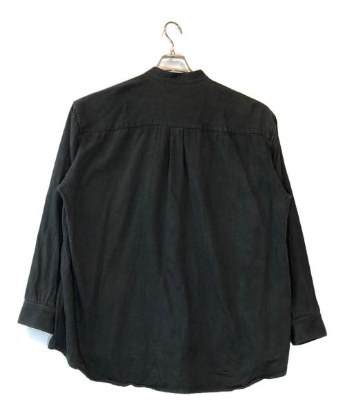 cornier（コルニエ）Cornier (コルニエ) シルクシャツ ブラック サイズ:Lの古着・服飾アイテム