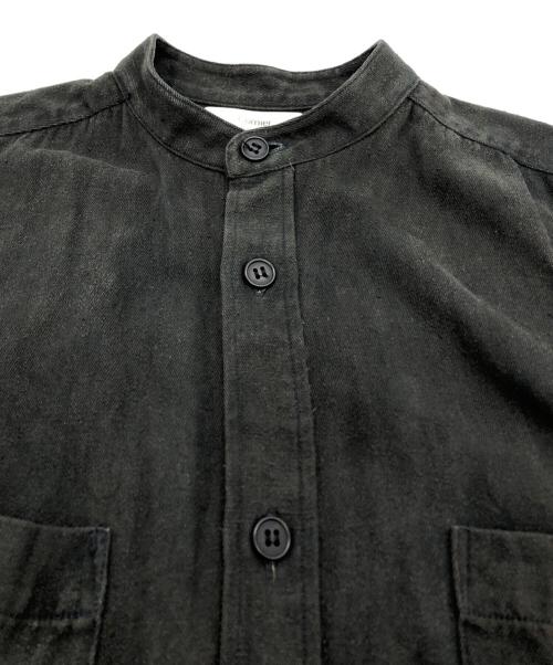 cornier（コルニエ）Cornier (コルニエ) シルクシャツ ブラック サイズ:Lの古着・服飾アイテム