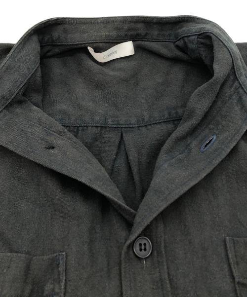 cornier（コルニエ）Cornier (コルニエ) シルクシャツ ブラック サイズ:Lの古着・服飾アイテム