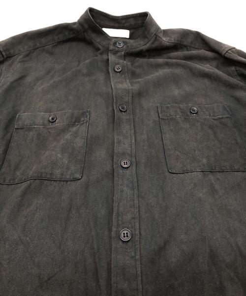 cornier（コルニエ）Cornier (コルニエ) シルクシャツ ブラック サイズ:Lの古着・服飾アイテム