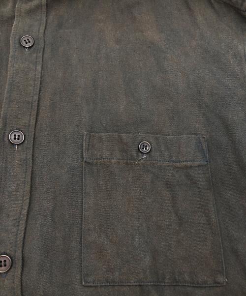 cornier（コルニエ）Cornier (コルニエ) シルクシャツ ブラック サイズ:Lの古着・服飾アイテム