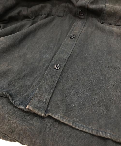 cornier（コルニエ）Cornier (コルニエ) シルクシャツ ブラック サイズ:Lの古着・服飾アイテム