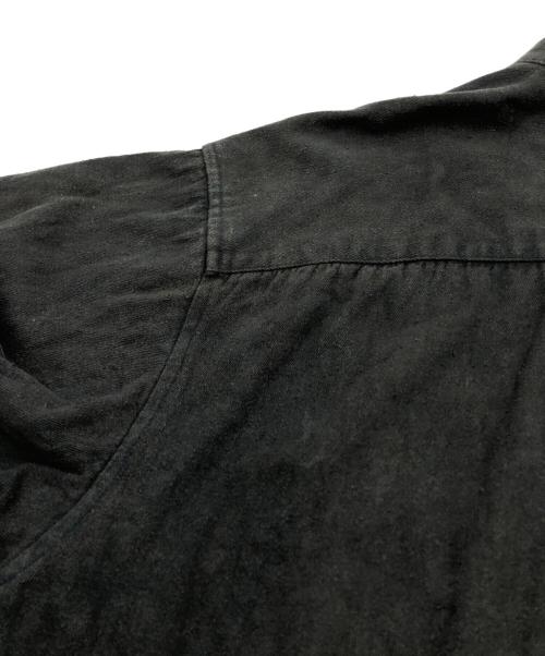 cornier（コルニエ）Cornier (コルニエ) シルクシャツ ブラック サイズ:Lの古着・服飾アイテム